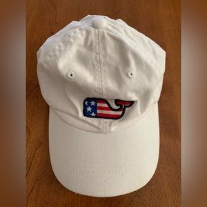 White Americana Vineyard Vines Baseball Cap